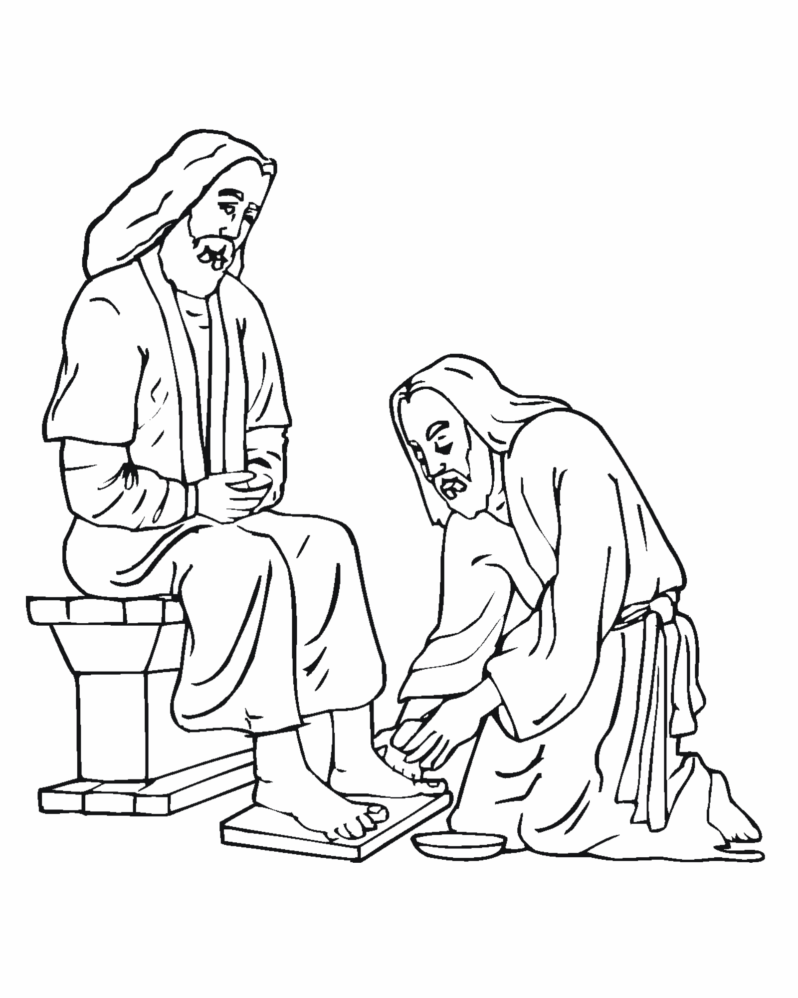 clip art jesus washing feet - photo #18