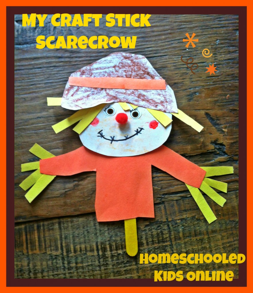 Scarecrow craft scarecrow craft for kids