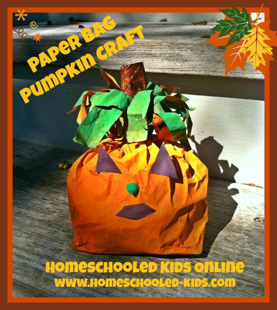 kids craft pumpkin Tag paper Archives: videos paper bag for online  craft