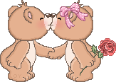 kissing bears valentine's day