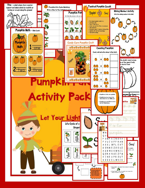 Pumpkin Patch - Printable Packet for Kids